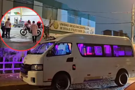 Chofer de combi y pasajeros resultan heridos tras ataque armado