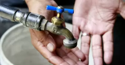 Corte de agua en Lima, seg�n Sedapal.