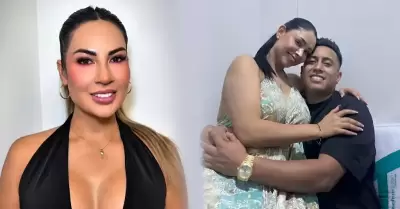 Pamela L�pez sobre beb� de Christian Cueva y Pamela Franco