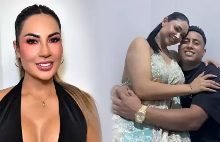 Pamela L�pez sobre beb� de Christian Cueva y Pamela Franco