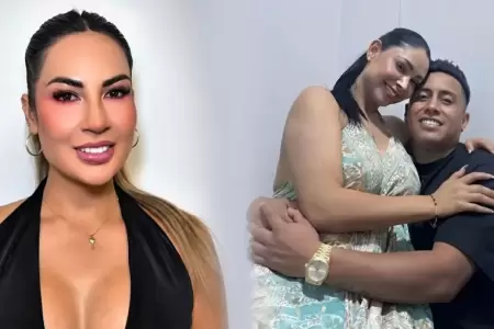 Pamela L�pez sobre beb� de Christian Cueva y Pamela Franco