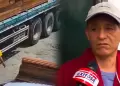 VMT: pesada viga de madera cae sobre escolar de 6 a�os y lo deja muy grave cuando transitaba con su abuelo