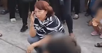 La jueza fue sometida a castigo p�blico.