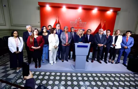 Bancada del Partido del Buen Gobierno.