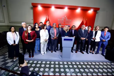 Bancada del Partido del Buen Gobierno.