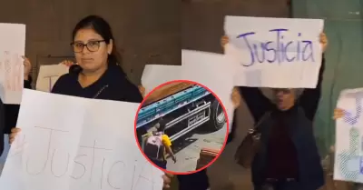 Famiilia y vecinos exigen justicia para ni�o aplastado por viga de madera