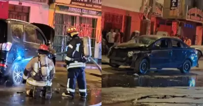 Accidente en Santa Anita deja adulto mayor herido