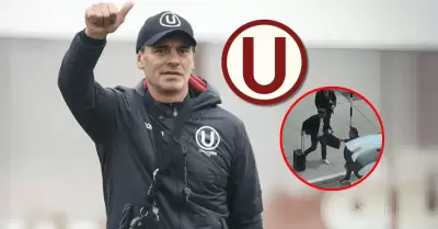 Fabi�n Bustos lleg� a Lima para asumir su segunda etapa como t�cnico de la 'U'