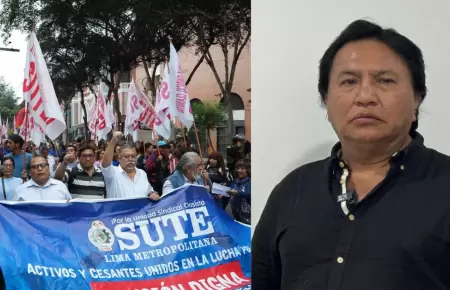 Sutep confirma paro nacional el 29 de octubre
