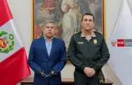 Gobierno evalúa acciones contra la delincuencia en reunión entre Luis Galarreta y comandante general de la PNP