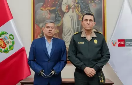 Luis Galarreta y comandante general de la PNP sostienen reuni�n