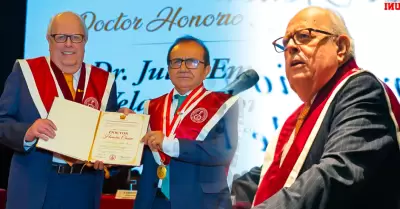 Julio Velarde es distinguido como Doctor Honoris