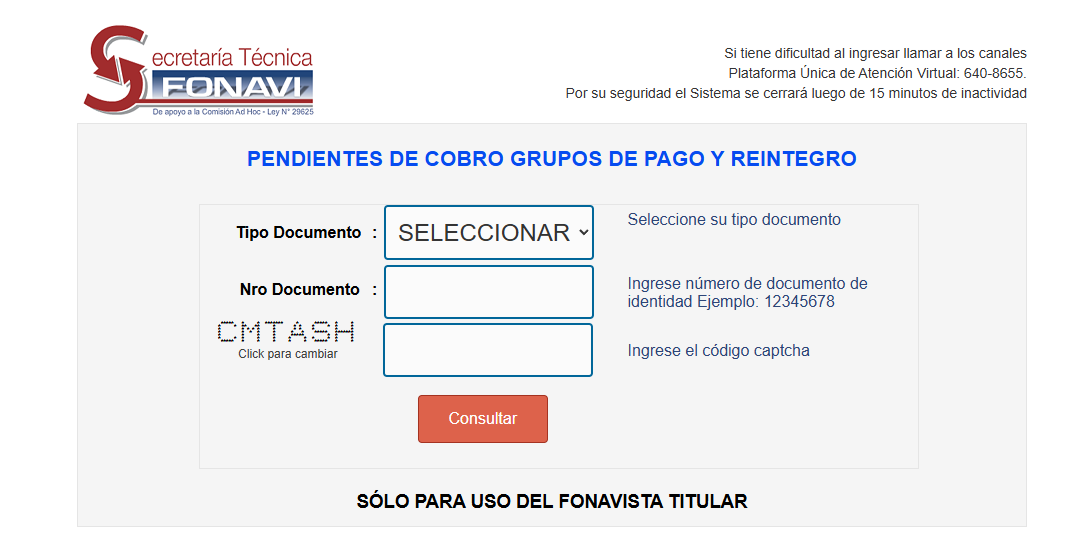Página para saber si tienes dinero del Fonavi por cobrar.