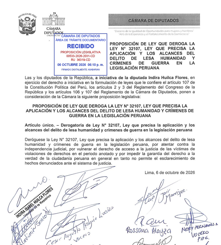Proyecto de ley.