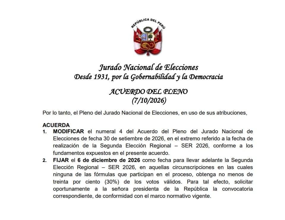 Comunicado oficial