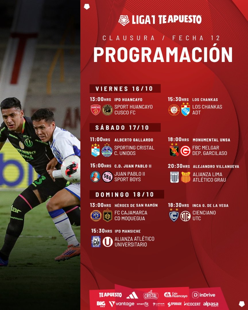 Fecha 12 del Torneo Clausura 2026 (LFP)