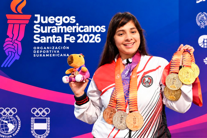 Aliaga ostenta más de 20 medallas a lo largo de su carrera.