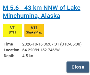 Sismo Alaska