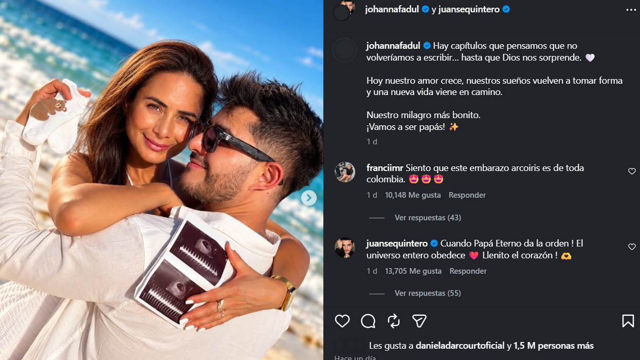 Johanna Fadul anuncia que est� embarazada