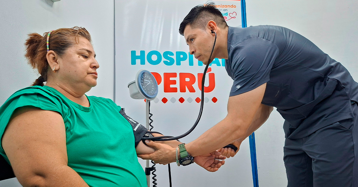 Hospital Perú de EsSalud en Iquitos.
