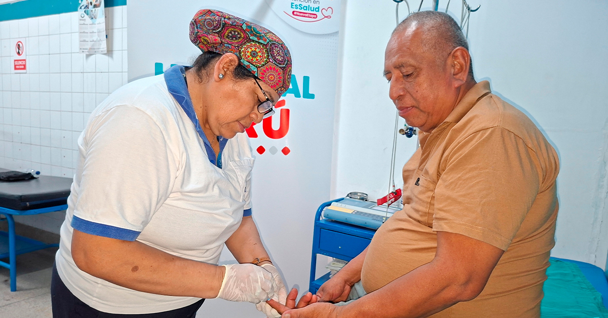 Hospital Perú de EsSalud en Iquitos.