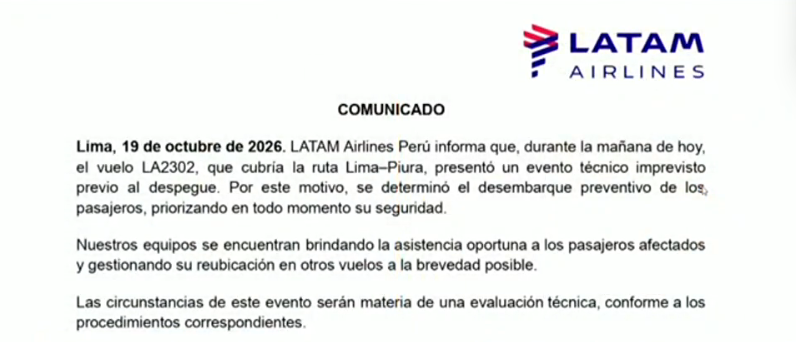 Comunicado Oficial
