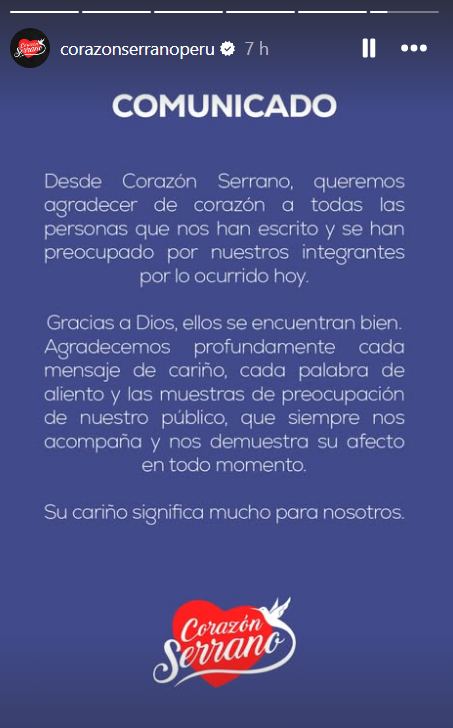 Corazón Serrano se pronuncia tras incidente en avión