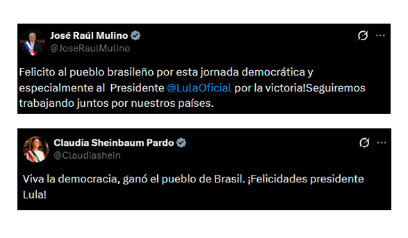 Saludo presidenciales de Panamá y México.