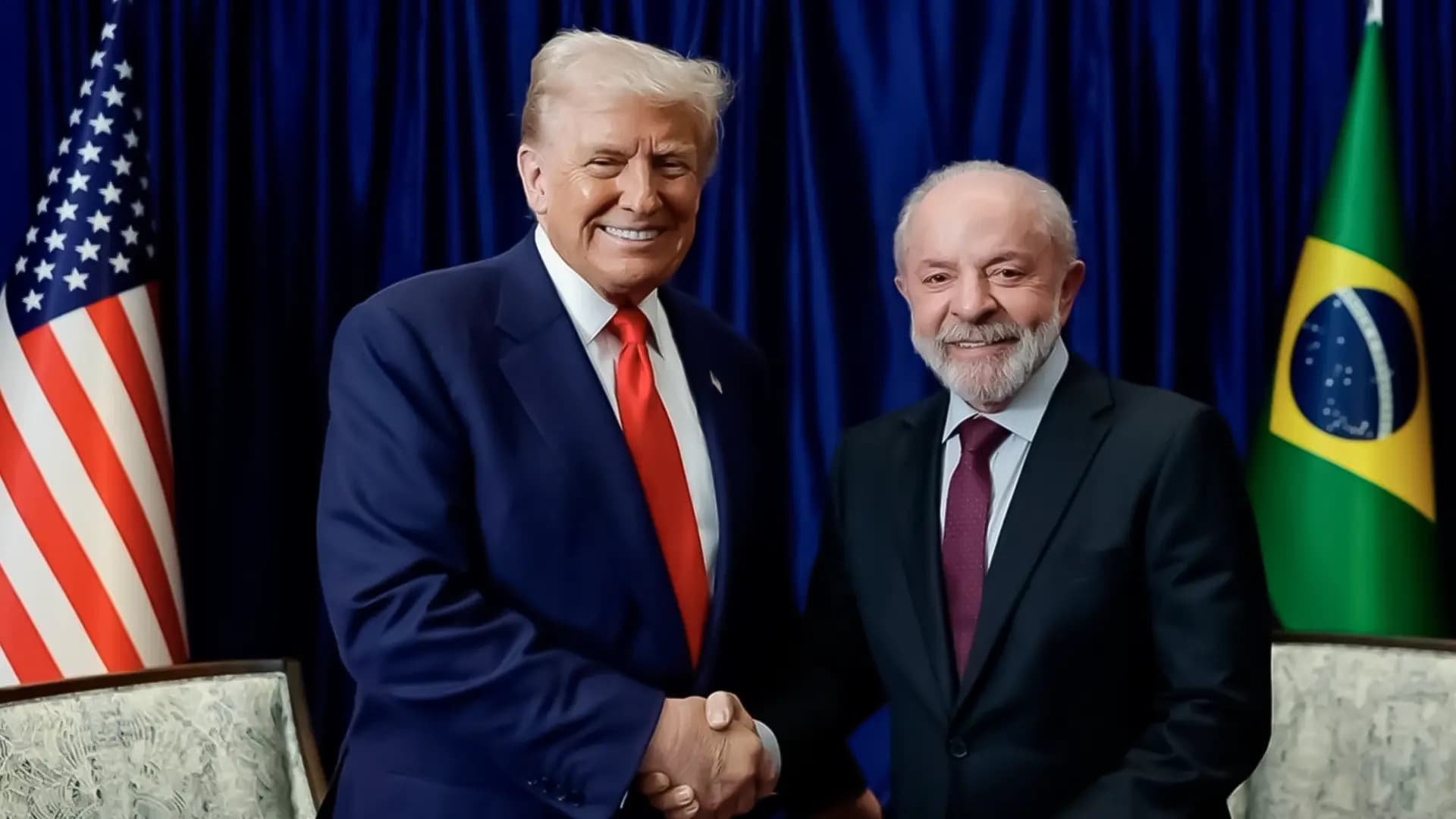 Trump y Lula da Silva
