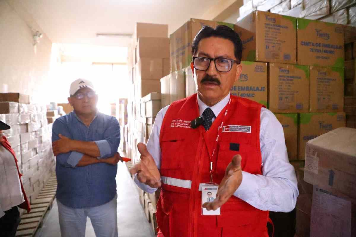Director de la DRELM, Cornelio Gonzales,