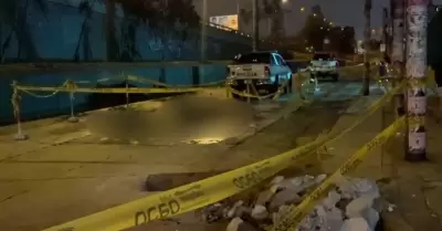 Motociclista muere atropellado en Independencia