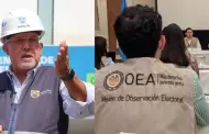Carlos Bruce se reunirá con observadores de la OEA: "Preocupado por situaciones irregulares"