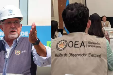 Carlos Bruce se reunir� con observadores de la OEA