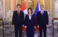 Presidenta recibe las cartas credenciales de los nuevos embajadores de Tailandia, Suecia, India, Austria y República Checa
