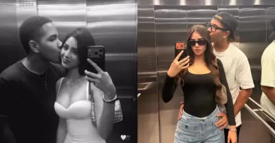 Adriano Farf�n sorprende con tierno detalle a su novia Hillary Meza