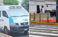 Transportistas paralizan sus actividades tras asesinato de chofer de combi en el Callao
