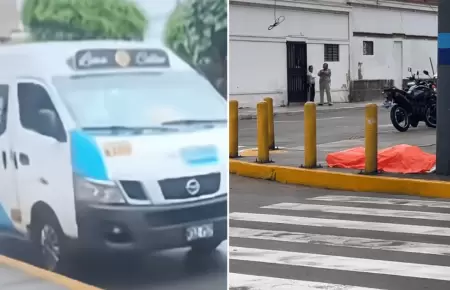 Asesinan a chofer de combi de la ruta Lima - Callao en la avenida Dos de Mayo