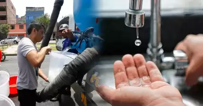 Cronograma del corte de agua en Lima.