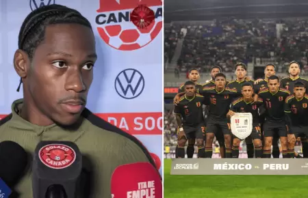 Jonathan David, figura de Canad�, elogia rendimiento de la selecci�n peruana