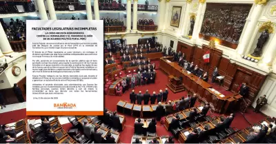 Fuerza Popular considera insuficientes facultades legislativas y plantea ampliar