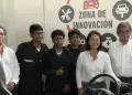 Keiko Fujimori visit� la Gran Unidad Escolar Jos� Granda y anuncia alianza entre Minedu y MTPE