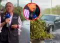 Accidente en vivo: reportera y camar�grafo son atropellados mientras cubr�an otro choque en el lugar