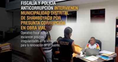 Fiscal�a intervino en municipalidad.