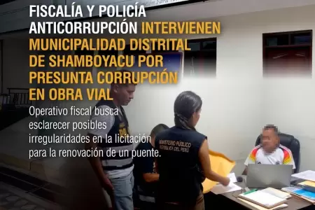 Fiscal�a intervino en municipalidad.