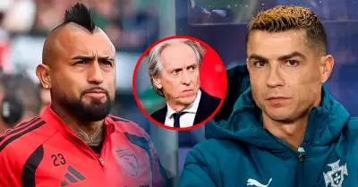 jugador chileno se refiri� sobre el caso de Ronaldo