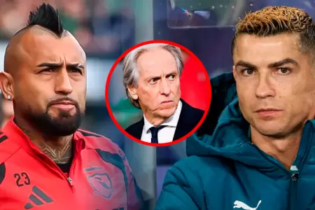 jugador chileno se refiri� sobre el caso de Ronaldo