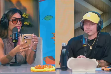 Shirley Arica chotea a Mario Hart