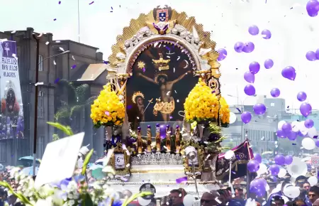 Hoy se realizar� el primer recorrido del Se�or de los Milagros