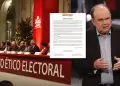 Tribunal de Honor exhorta a L�pez Aliaga a evitar expresiones agraviantes contra organismos electorales