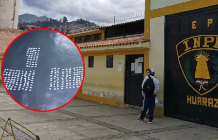 INPE confisca 445 envoltorios en Establecimiento Penitenciario de Huaraz